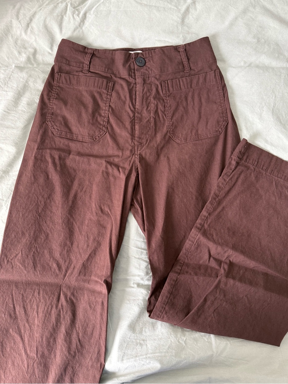 Women's Straight-Leg Pants in Mauve